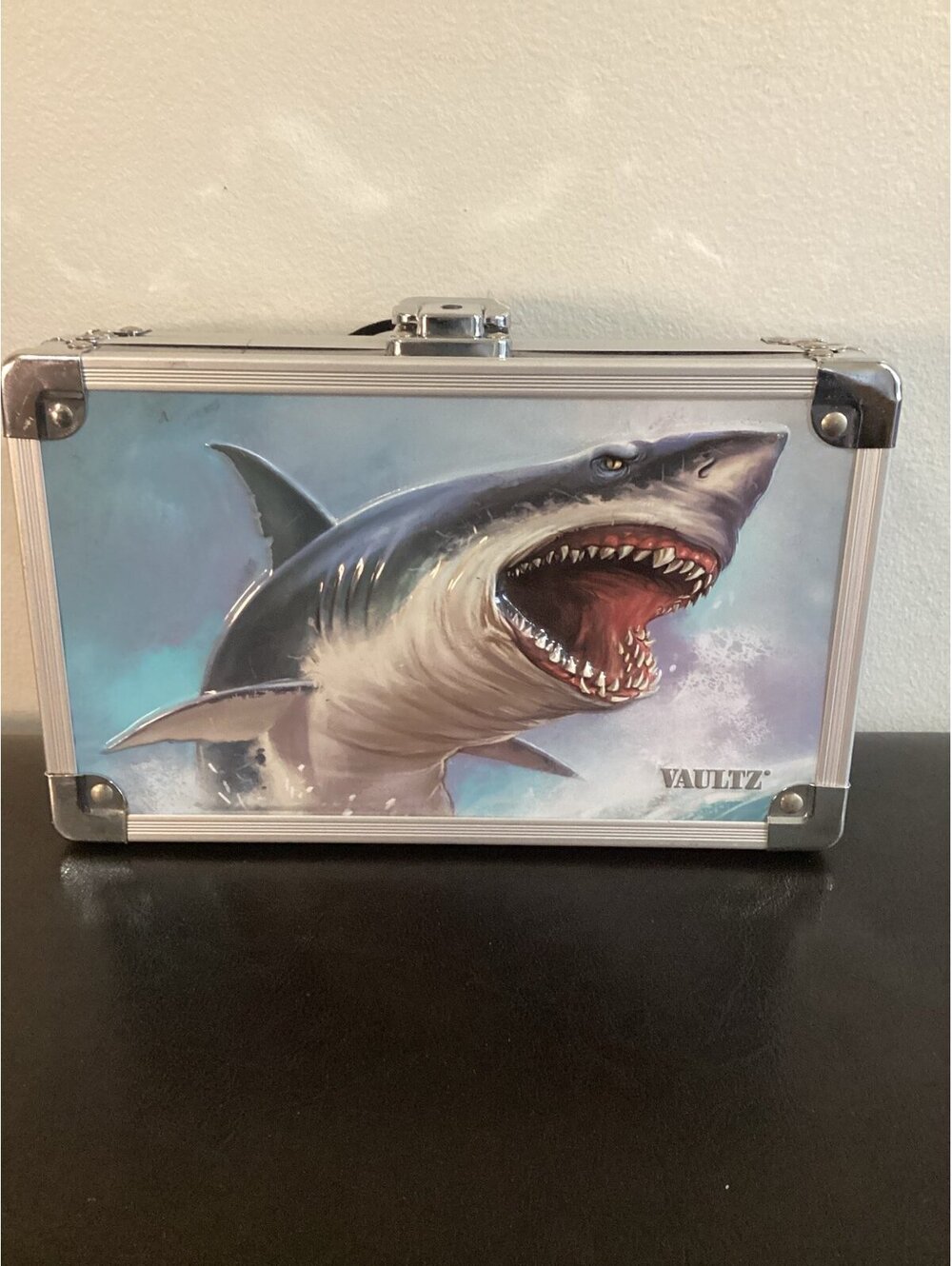 Shark Themed Vaultz Lock Box with key